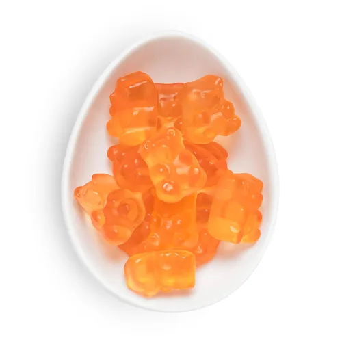 Vista 3 de Sugarfina Rose All Day Bears - Gomitas de oso pequeño cubo de caramelo, 3.8 onzas, 1 unidad