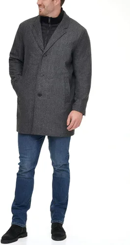 Vista 6 de Dockers Abrigo superior de mezcla de lana Henry para hombre