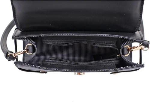 Vista 5 de SUGU - Bolso clásico Saffiano con asa superior para mujer