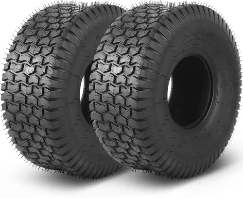 Vista 15 de AR-PRO (2-Pack) Neumáticos para cortacésped de 13X6.50-6, neumático de repuesto de 13X6.5-6 para tractor de césped, neumático para cortacésped sin