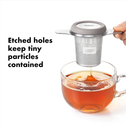 Vista 7 de OXO Cesta infusora de té Brew (6 onzas) e infusor de bolas de té torcidas