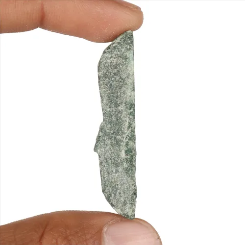 Vista 3 de GEMHUB Cristal curativo de jade verde crudo natural para múltiples usos, 57.4 CT., M, Gema, jade verde birmano
