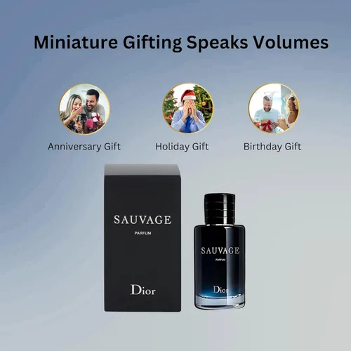 Vista 7 de Dior Sauvage Parfum para hombre - 0.34 oz./0.3 fl oz Mini