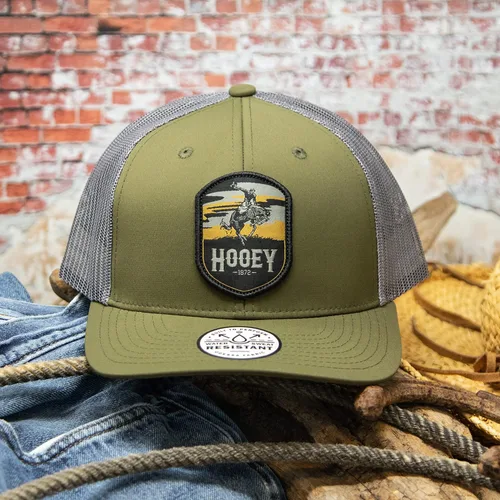 Vista 2 de HOOEY Cheyenne - Gorra de malla ajustable con cierre de cremallera
