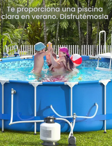 Vista 2 de SUMMERBUDDY Kit de piezas de piscina sobre el suelo, pieza de bomba de piscina de repuesto con válvula de émbolo dividida, válvula de émbolo