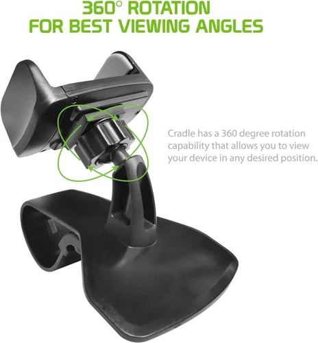Vista 7 de Cellet Soporte de teléfono para tablero de instrumentos Soporte giratorio para teléfono inteligente compatible con iPhones Samsung Galaxy, Google
