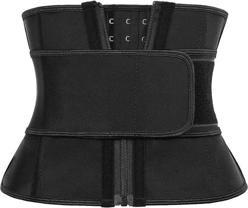 Vista 16 de Entrenador de Cintura de Torso Corto para Mujer, Baja la Grasa del Vientre, Fajas Colombianas de Entrenamiento, Corsé Moldeador de Cintura