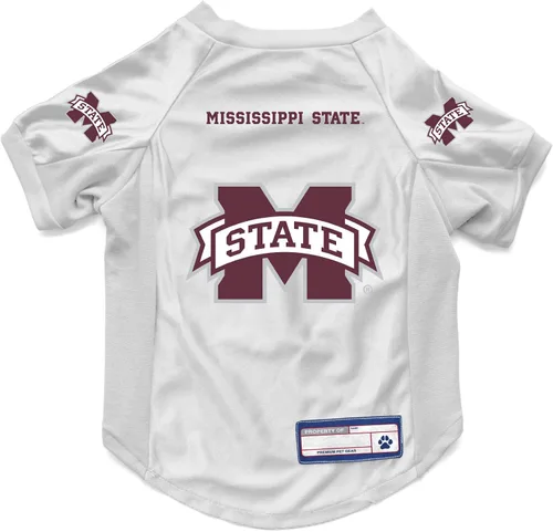 Vista 23 de Littlearth Camiseta elástica para mascotas de la NCAA de Alabama Crimson Tide, color del equipo, talla XS