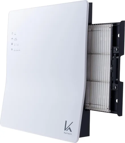 Vista 3 de Kaltech KL-W01U - Purificador de aire fotocatalítico montado en la pared, fabricado en Japón, filtro lavable, silencioso, elimina olores, moho