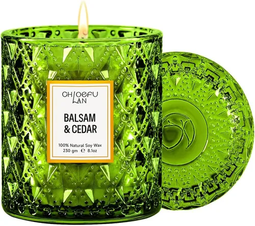 Vista 18 de Chloefu LAN Vela Perfumada Premium con Aroma a Gardenia para Hombres y Mujeres, Altamente Perfumada, 7.1 onzas 45 Horas de Larga Duración, Velas