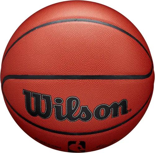 Vista 5 de WILSON Balones de baloncesto de competición de interior auténticos de la NBA - Tamaño 6 y tamaño 7