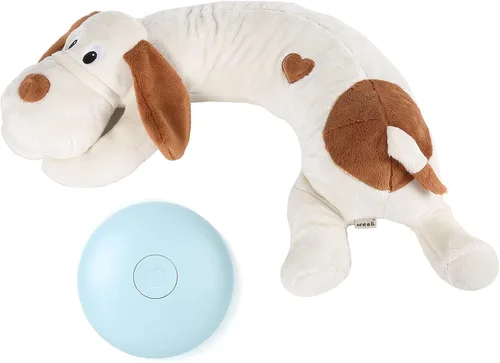 Vista 17 de WEOK Juguete de Latidos del Corazón para Cachorros para Alivio de Ansiedad por Separación, Animal de Peluche con Latidos Ayuda Conductual Calmante