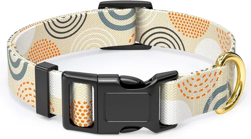 Vista 20 de Rnivvi Collar para perros pequeños, bonito collar resistente y ajustable para cachorros con hebilla de liberación rápida para machos, hembras