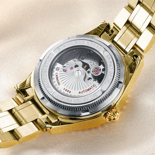 Vista 8 de TEINTOP Carnival - Reloj mecánico automático para hombre y mujer, juego de 2