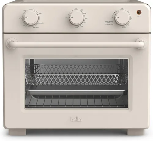 Vista 12 de bella Horno tostador Air Fry, 7 opciones de cocción preestablecidas, bandejas revestidas EverGood aptas para lavavajillas incluidas, apagado