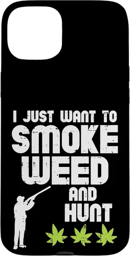 Vista 9 de iPhone 16 Smoke Weed Hunt Funny Hunting Cannabis 420 Hunter Hombres Mujeres Caso