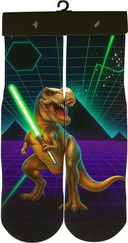 Vista 27 de DJDesigns - Calcetines medianos para niños con impresiones 3D (para edades 5-9)