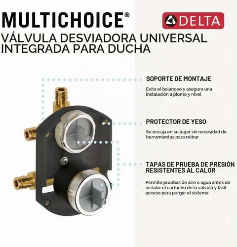 Vista 3 de MultiChoice(R) Universal con desviador integrado en bruto