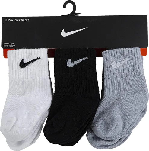Vista 2 de Nike Calcetines con agarre al tobillo para bebés y niños pequeños 6 pares