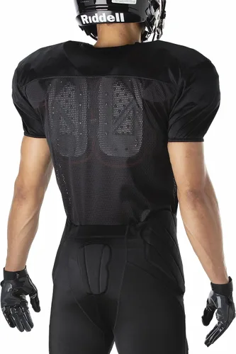 Vista 3 de Under Armour Camiseta de práctica juvenil, talla M, color negro