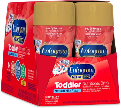 Vista 10 de Leche líquida para niños pequeños Enfagrow Natural Milk lista para beber (8 onzas), Natural Milk, 4, 4