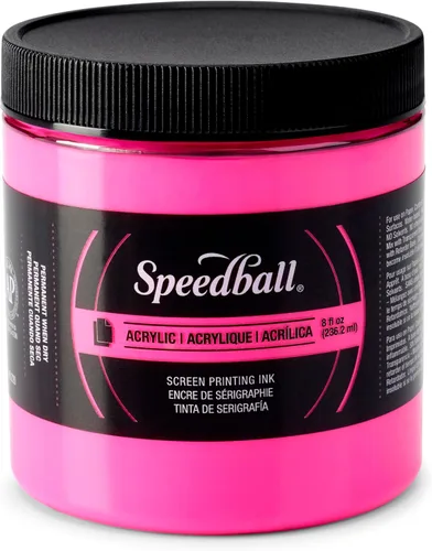 Vista 11 de Speedball Tinta acrílica para serigrafía, 8 oz, negra para impresiones en papel, fabricada en EE. UU