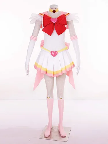Vista 2 de YOUYI Traje de combate Chibiusa para mujer talla estadounidense disfraz de cosplay Chibi Super S
