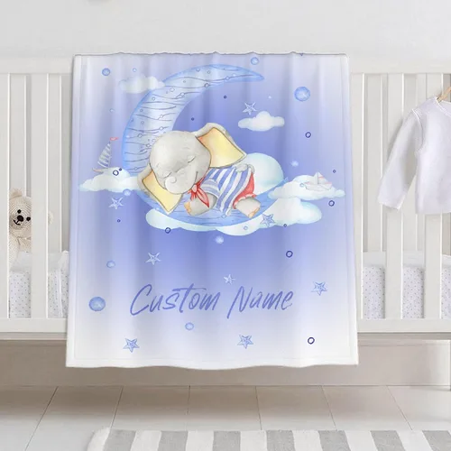 Vista 34 de Manta de bebé personalizada para niñas y niños, manta de bebé personalizada con nombre para niños pequeños, niños, ducha, recién nacidos, guardería