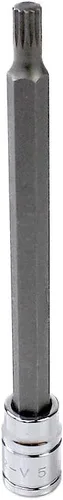 Vista 16 de Capri Tools 30057 XZN Dado de Broca Cuadrada Triple Extra Largo de 4mm con Impulsor de 1/4 Pulgadas