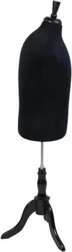 Vista 7 de SSWBasics Forma de modista de camisa de jersey negra masculina - Torso de maniquí para coser - Pinnable