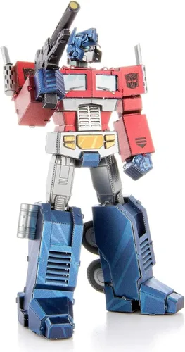 Vista 5 de Metal Earth Fascinations Transformers Optimus Prime Color 3D Kit de modelo de metal