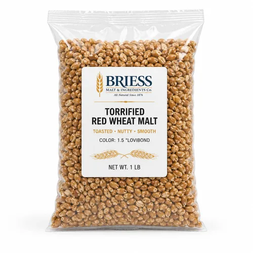 Vista 26 de Briess 26-QVZH-HVSI Grano de malta de cerveceros estadounidenses para elaboración de cerveza y cerveza casera 1 lb. (2 filas de cerveceros), marrón