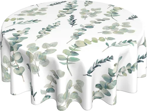 Vista 36 de BETGINY - Mantel cuadrado floral azul de 54 x 54 pulgadas, mantel decorativo de estilo chinoiserie con flores, tela rústica lavable para granja