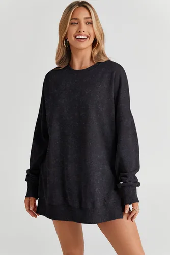 Vista 26 de SHEWIN Sudadera casual de manga larga con cuello redondo para mujer, ligera, holgada