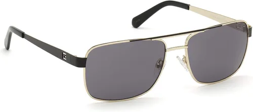Vista 3 de GUESS - Gafas de sol cuadradas clásicas para hombre