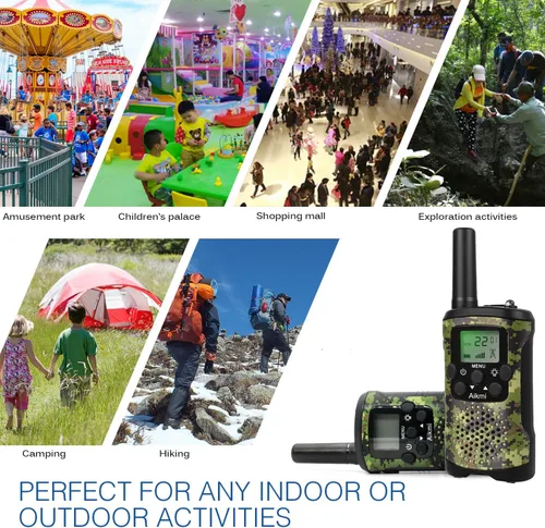 Vista 7 de Regalos para niños de 5 a 12 años, juguetes para niños, walkie talkies para niños, radio de 22 canales, 2 vías, 3 millas de alcance largo, apto