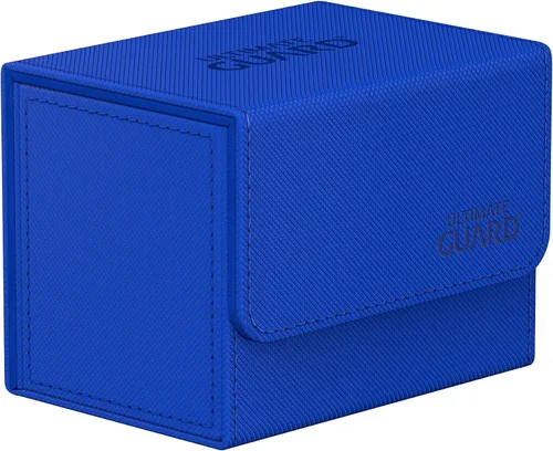 Vista 12 de Ultimate Guard Sidewinder 100+, caja de cubierta para 100 tarjetas TCG de doble manga, gris, cierre magnético y forro interior de microfibra para un