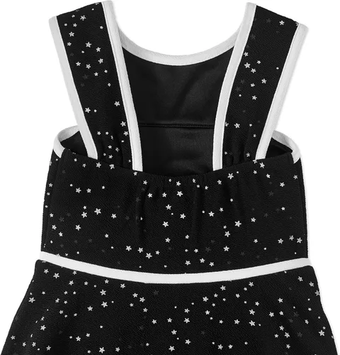Vista 2 de STAR WARS Vestido patinador Tsum Stormtrooper para niñas y jóvenes, NegroBlanco