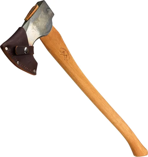 Vista 5 de COUNCIL TOOL - Hacha de madera de 2 libras, mango curvado de 24 pulgadas, fabricado en Estados Unidos 24 Mango