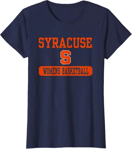 Vista 11 de Camiseta de baloncesto naranja de Syracuse para mujer con licencia oficial, Negro
