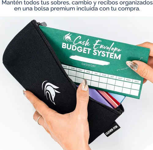 Vista 5 de Sobres para dinero en efectivo Clever Fox
