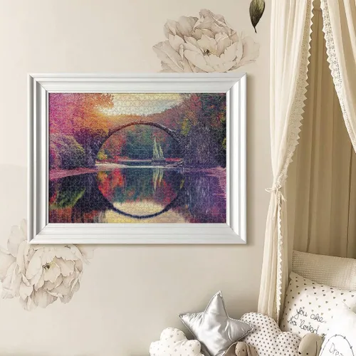 Vista 5 de Clementoni 35119 Peace Mindful Reflection - Rompecabezas para adultos, 500 piezas, fabricado en Italia, multicolor, mediano