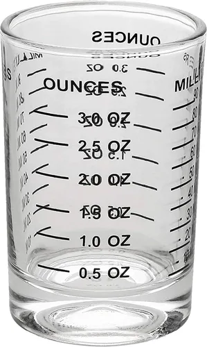 Vista 9 de OGGI Jigger japonés para bartending, doble jigger de 2 onzas, 1 oz, 1.0 fl oz/2.0 fl oz, Jigger de tiro medidor, accesorios ideales para barman