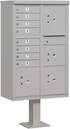 Vista 7 de Salsbury Industries 3306BLK-U 8 A Tamaño Puertas-Tipo VI-USPS Acceso Cluster Box Unidad Negro