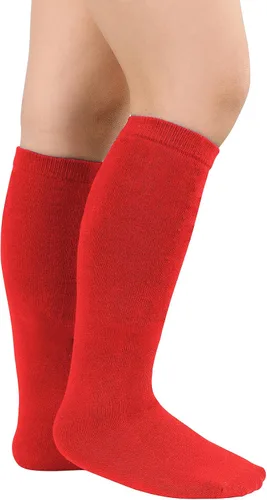 Vista 2 de Century Star Calcetines de fútbol para niños, calcetines de tubo hasta la rodilla, calcetines de uniforme para niñas, calcetines deportivos