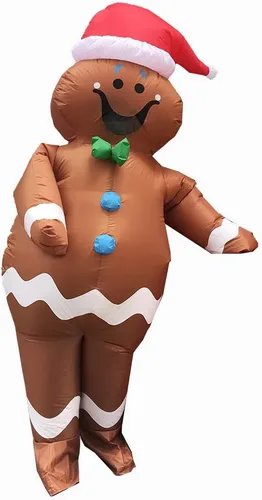 Vista 8 de Disfraz inflable para adultos, disfraz de fiesta para hombres y mujeres, decoración de Navidad, fiesta de Navidad, disfraz divertido de Halloween