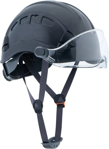 Vista 15 de Casco de seguridad – Casco aprobado por ANSI Z89.1 ajustable – Suspensión de trinquete de 6 puntos y cascos OSHA
