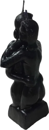 Vista 2 de Vrinda ® Vela decorativa Pareja Erótica Surtido (Negro)
