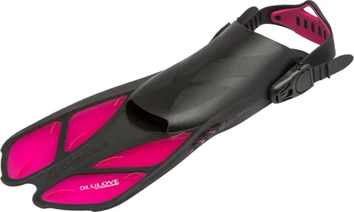 Vista 6 de Cressi - Aletas de natación cortas ajustables para adultos con hebillas ultrarresistentes, muy ligeras - Ideales para viajar Bonete: Diseñadas