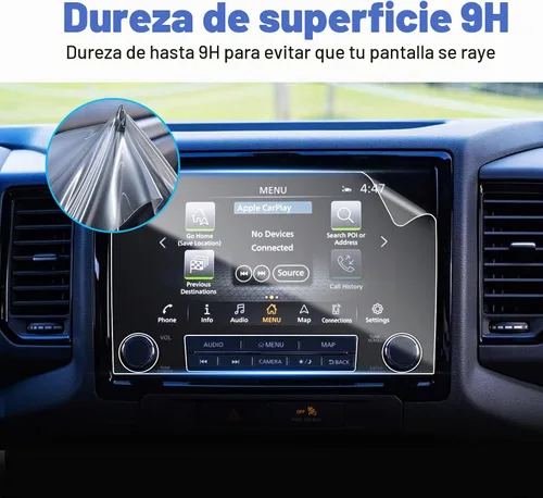Vista 5 de SHAOHAO Protector de pantalla para Nissan Frontier 2023 2024, para camioneta Frontier S/SV 2022 2024, accesorios de pantalla táctil de 8 pulgadas